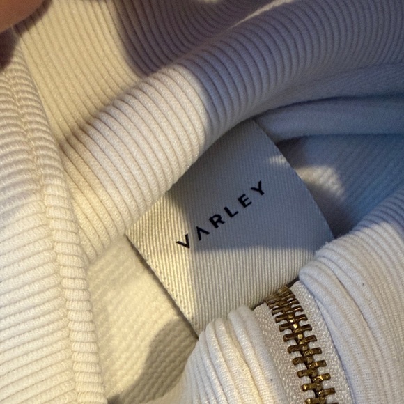 Varley Cream High-Neck Pullover with Zipper size large - Picture 2 of 5